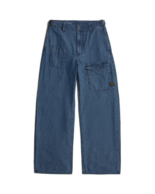 G-Star Blue Belted Cargo Loose 2.0 Jeans
