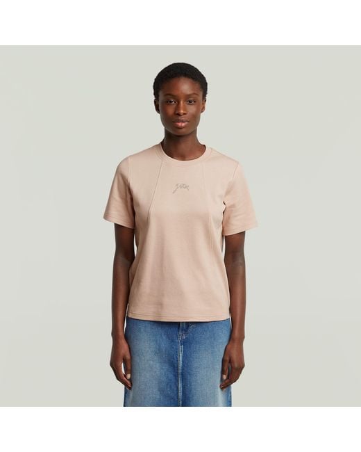 G-Star Blue Script T-Shirt