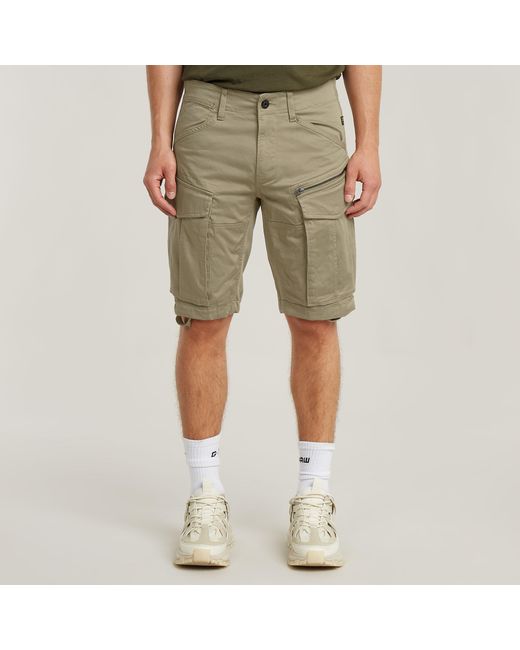 G-Star Rovic Zip Regular Short in het Natural voor heren