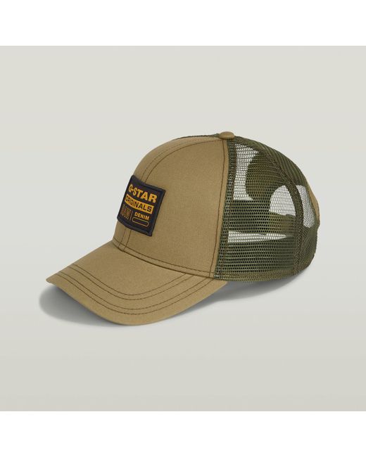 G-Star RAW Embro Baseball Trucker Cap in het Green voor heren