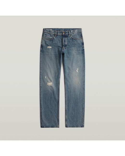 G-Star Blue Dakota Regular Straight Jeans for men