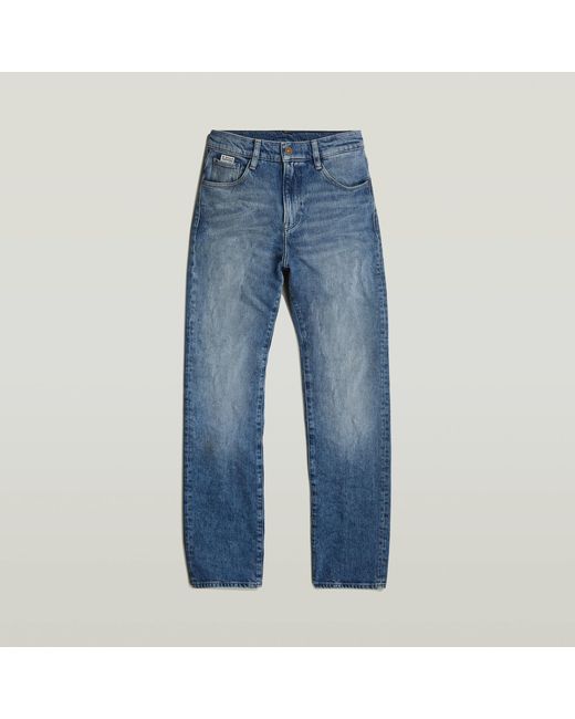 Jean Viktoria High Straight G-Star RAW en coloris Blue