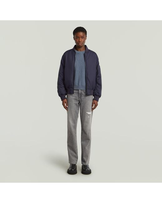 G-Star Blue Bomber Padded Jacket