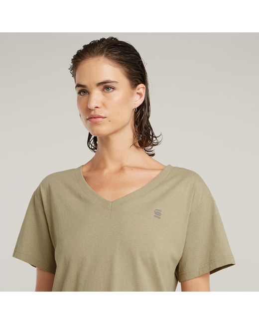 G-Star Open V Relaxed Top in het Green