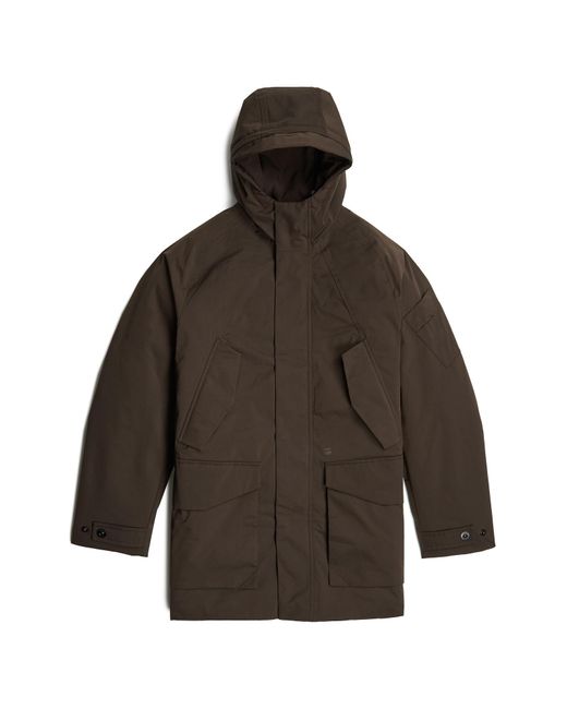 G-Star Brown Multipocket Padded Parka for men