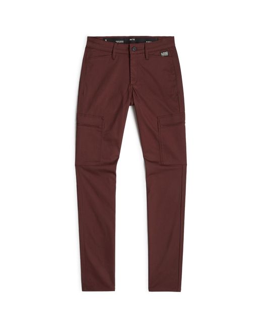 G-Star Red Skinny Cargo Pants 2.0