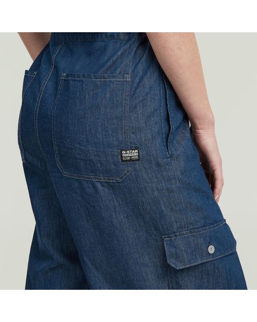 G-Star Soft Utility Jumpsuit in het Blue