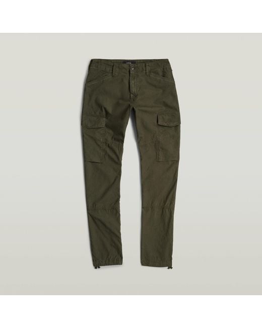 G-Star Green Clean Regular Cargo Pants for men