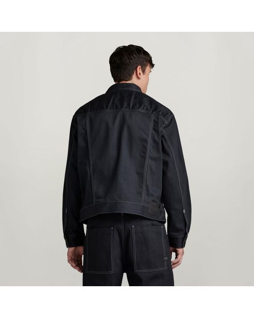 G-Star RAW Dakota Zip Jacket, blauw (Raw Denim D26128-d956-001), XL