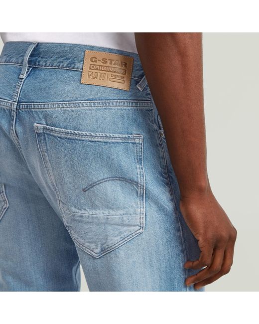 G-Star Blue Morry Fwd Regular Tapered Jeans for men