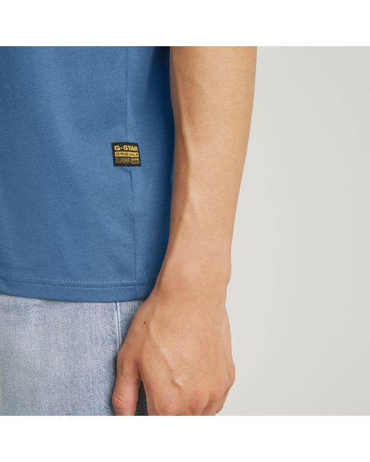 G-Star Base-S T-Shirt in het Blue voor heren