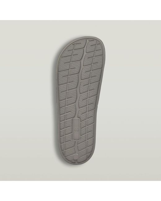 G-Star Gray Cart Iii Knit Slides