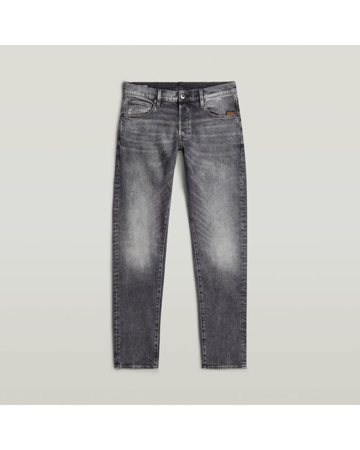 Jean 3301 Regular Tapered Ii G-Star pour homme en coloris Gray
