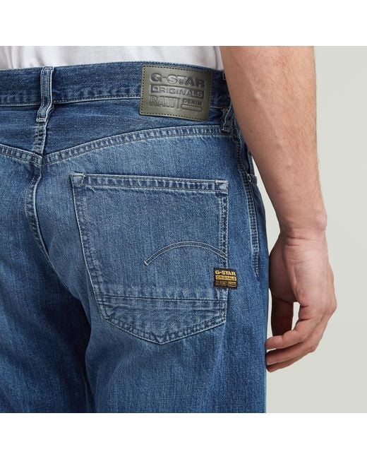 G-Star Dakota Regular Straight Jeans in het Blue voor heren