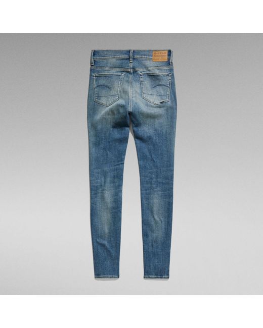 G-Star RAW 3301 Skinny Jeans in het Blue voor heren