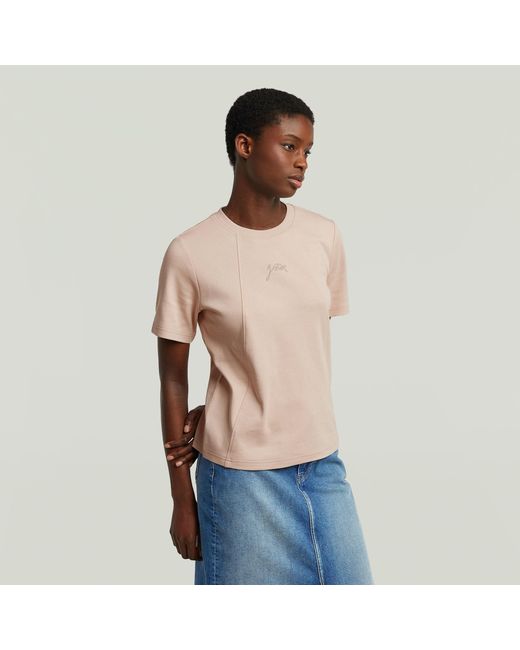 G-Star Blue Script T-Shirt