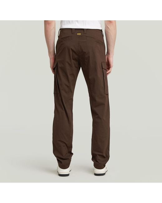 G-Star Brown Core Regular Cargo Pants for men
