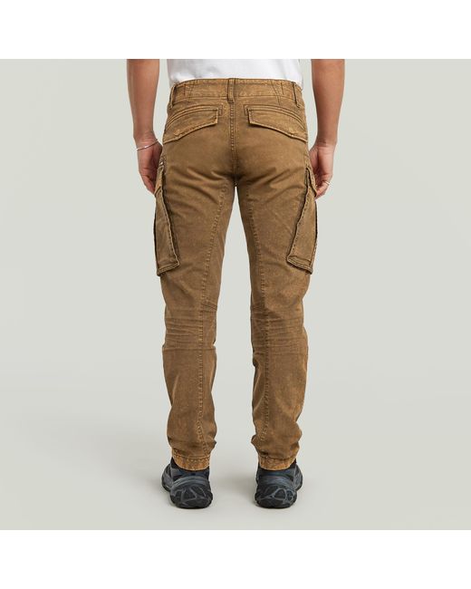 G-Star Rovic Zip 3D Regular Tapered Broek in het Natural voor heren