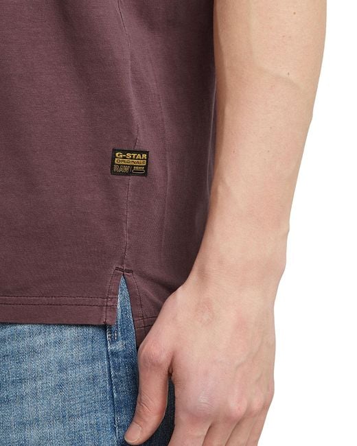 G-Star Purple Nifous T-Shirt for men