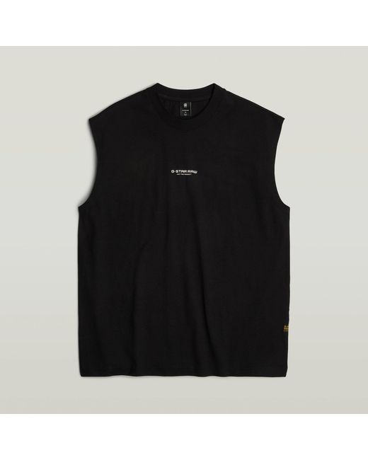 G-Star RAW Boxy Sleeveless T-Shirt in Black für Herren