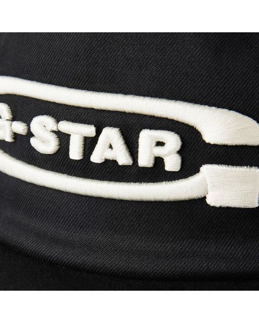 G-Star RAW Avernus Flat Brim Cap in Black für Herren