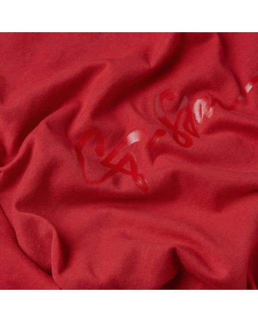 G-Star G-Script Shiny Top in het Red