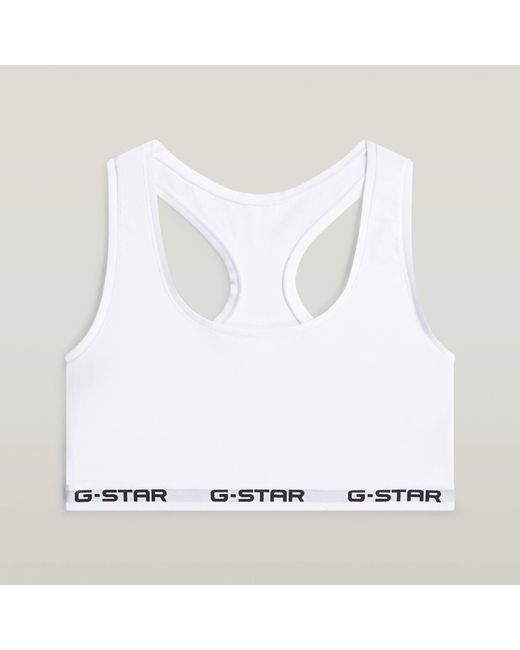 G-Star Racerback Bralette Set Van 2 in het White