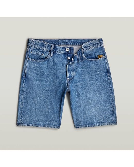 G-Star Blue Dakota Short Clean Edge for men