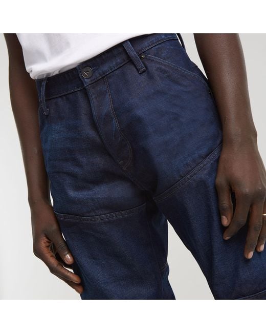 G-Star Blue Elwood Regular Jeans for men