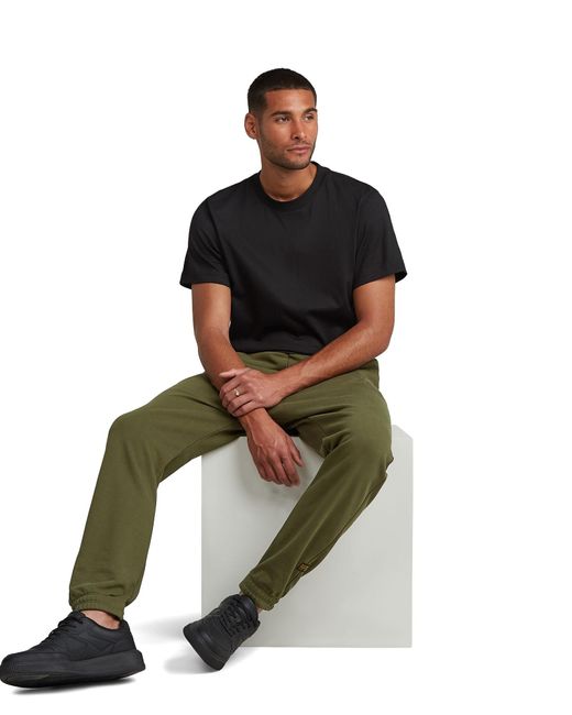G-Star Green Script Sweatpants for men