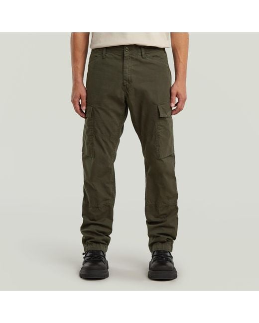 G-Star Green Clean Regular Cargo Pants for men