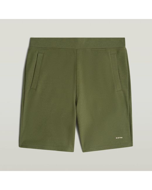 G-Star Structured Jersey Short in het Green voor heren