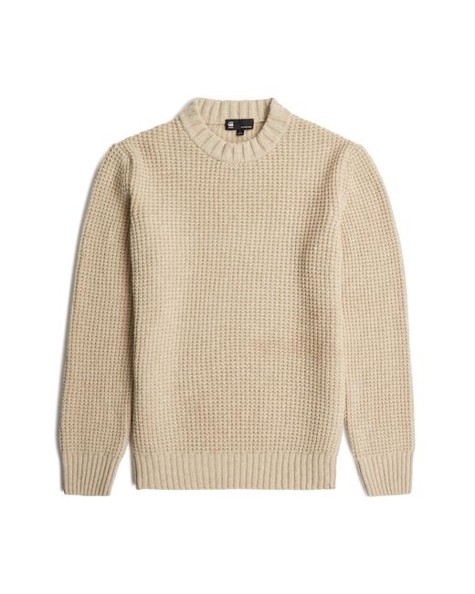 G-Star Natural Chunky Knit Pullover for men