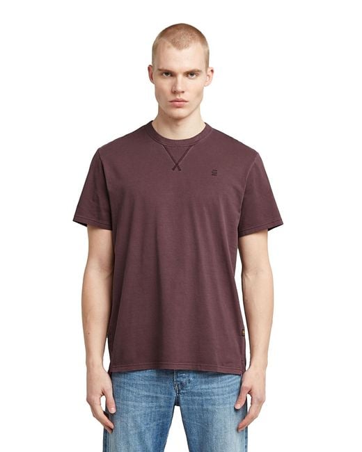 G-Star Purple Nifous T-Shirt for men