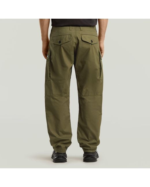 G-Star Green Roxic Loose Cargo Pants for men