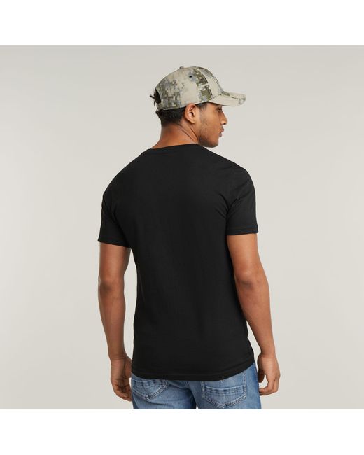 G-Star RAW Graw Slim T-shirt in het Black voor heren