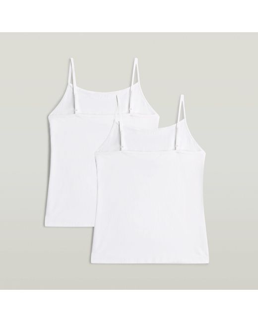 G-Star White Cami 2-Pack