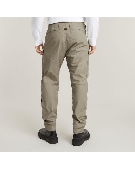 G-Star Gray 3D Regular Tapered Cargo Pants 3.0 for men
