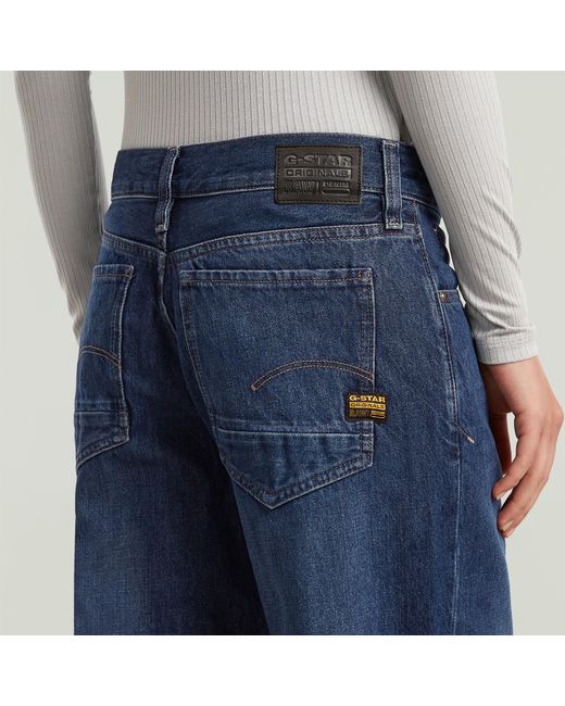 G-Star Blue Judee Low Waist Loose Jeans Worn