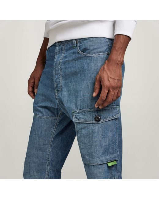 G-Star Blue Bearing 3D Cargo Pants for men