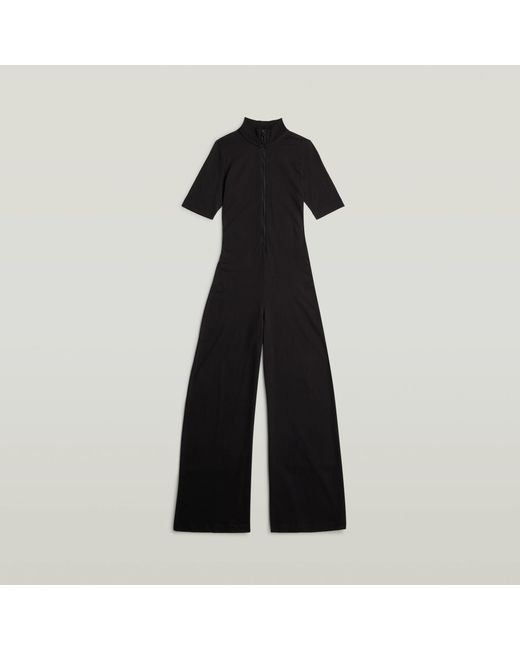 G-Star Black Wide Leg Jumpsuit