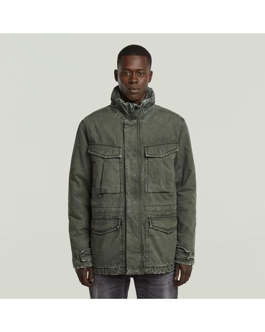 G-Star Rovic Padded Field Jacket in het Green voor heren