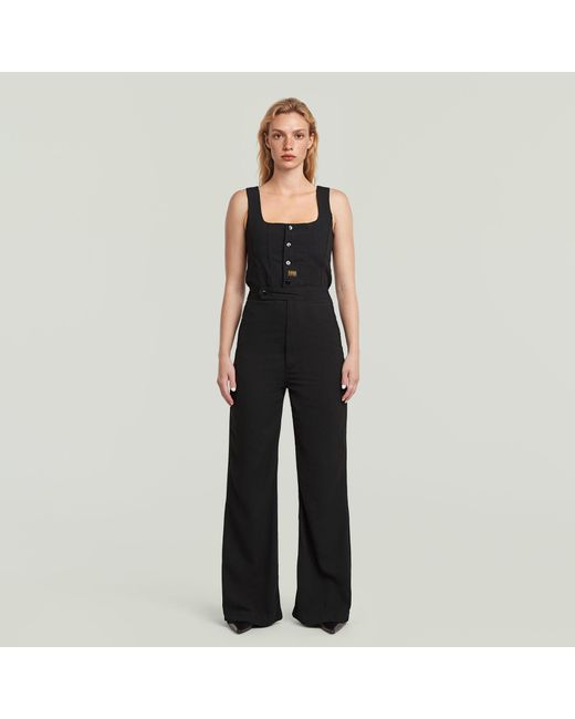 G-Star High Waist Jumpsuit in het Black