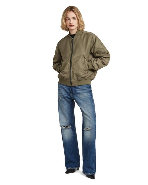 G-Star Green Bomber Padded Jacket