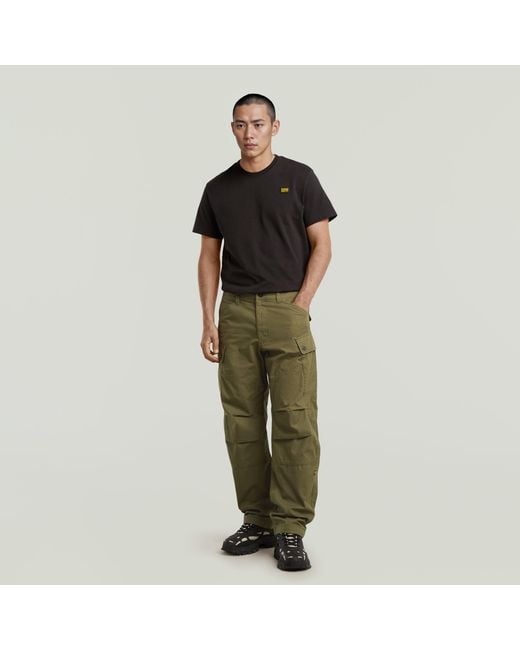 G-Star Green Roxic Loose Cargo Pants for men