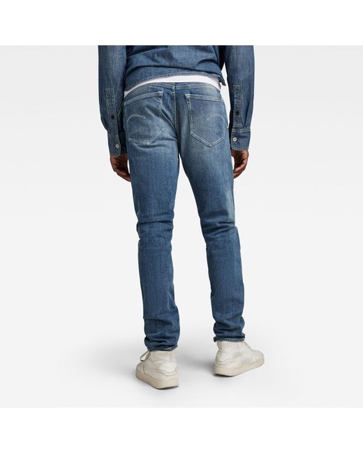 G-Star RAW 3301 Slim Jeans in het Blauw voor heren | Lyst NL