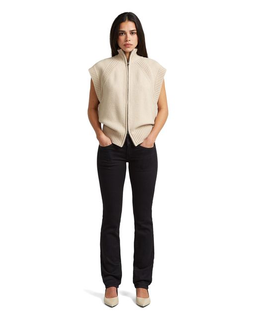 G-Star Black Midge Slim Straight Jeans