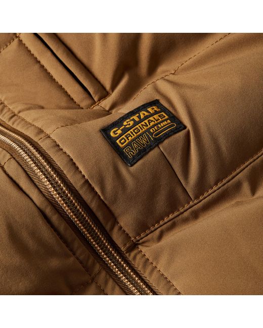 G-Star Brown Foundation Liner Jacket for men
