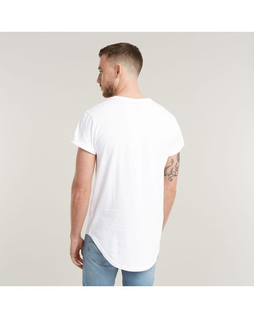 G-Star RAW Ductsoon Relaxed T-Shirt in White für Herren
