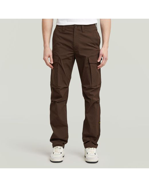 G-Star Brown Core Regular Cargo Pants for men